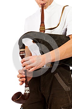 Bagpipe player