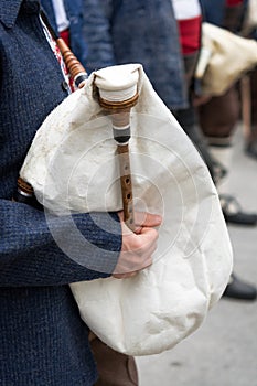 Bagpipe player