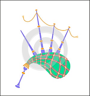 Bagpipes icon illustration