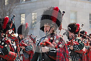 Bagpipes in New York's St. Patrick's Day Parade