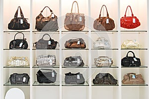 Bags in store