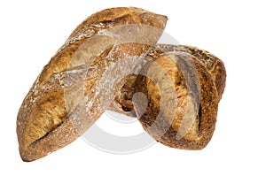 Baguette and batard loaves