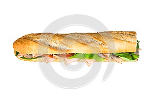 Baguette isolated