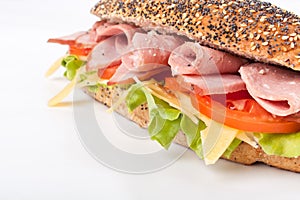Baguette sub sandwich