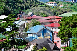 Baguio City rooftops