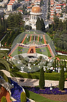 Baha'i gardens in spring