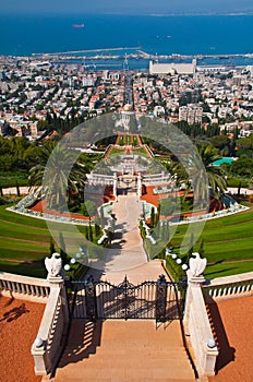 Baha'i Shrine and Gardens in Haifa, Isreal