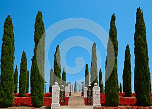 The Bahai Gardens in Acre Acre