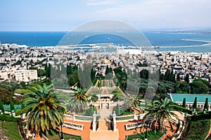 Bahai Gardens in Haifa Israel