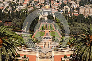 Bahai Gardens in Haifa, Israel.