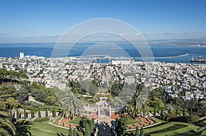 The Bahai gardens in Haifa