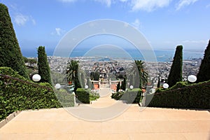 Bahai Gardens Staircase on Mount Carmel