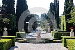 Bahai Gardens  Terraces  of the Baha`i Faith, hanging gardens in Israel - garden terraces around the Shrine of the Bab