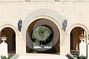 Bahai Gardens  Terraces  of the Baha`i Faith, hanging gardens in Israel - garden terraces around the Shrine of the Bab