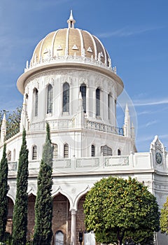 Bahai temple at the city of haifa, israel