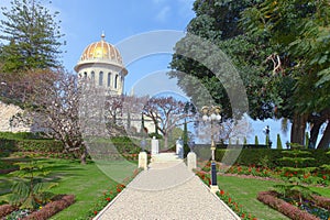 Bahai Temple and gardens