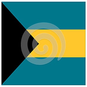 Bahamas flag - Commonwealth of The Bahamas
