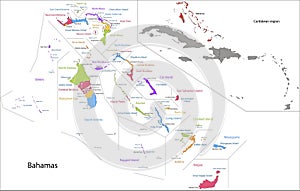 Bahamas map