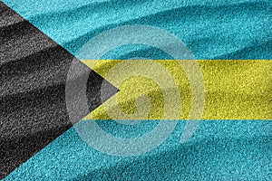 Bahamas sand flag, national flag