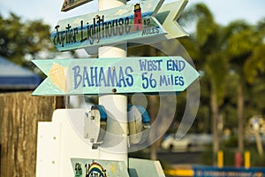 Bahamas sign in Souther Florida!