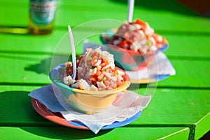 Bahamian conch salad