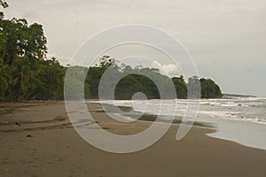 Bahia Drake Beach view, Landscape from Costa Rica