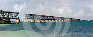 Bahia Honda state park bridge in Florida Keys