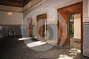 Bahia Palace. interior. Marrakesh . Morocco