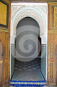 Bahia Palace Marrakesh door