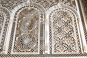 Bahia Palace Marrakesh stucco photo