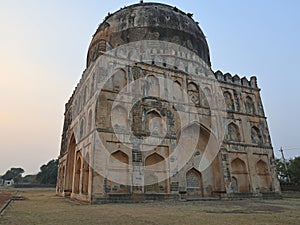 Bahmani Tombs at Dusk, Bidar, India