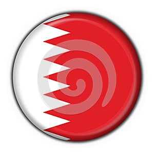 Bahrain button flag round shape