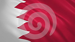 Bahrain . Waving flag video background