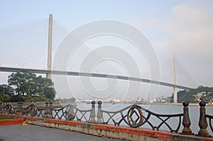 Bai Chay Bridge during the day