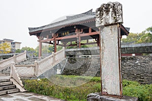 BAI JIANG TAN Historic Sites . a famous Historic Sites in Hanzhong, Shanxi, China.