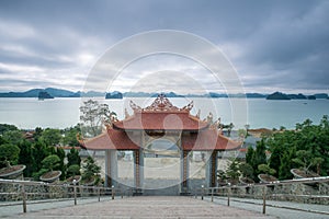 Bai Tu Long Bay view from Cai Bau Pagoda - Truc Lam Temple