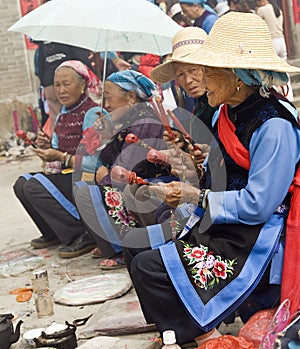 Bai Women at a Ceremony