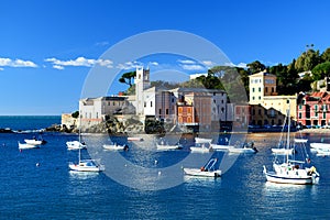 Baia del Silenzio, Sestri Levante. Liguria, Italy photo