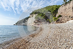 Baia delle Zagare in Gargano National park on Puglia