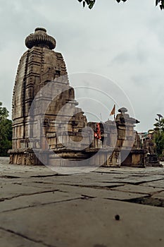 Baijnath Temple Complex, with the main Shiva Temple surrounded by 17 smaller shrines, all built in Nagara style and maintained by photo