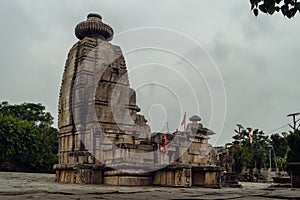 Baijnath Temple Complex, with the main Shiva Temple surrounded by 17 smaller shrines, all built in Nagara style and maintained by photo