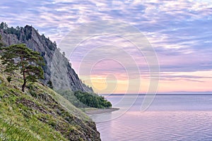 Baikal. July landscape at dawn