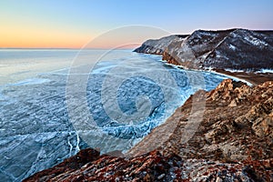 Baikal Lake in winter