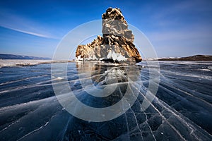 Baikal Lake in winter