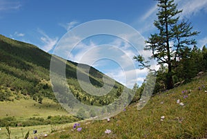 Baikal mountain landscape