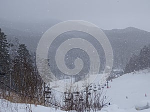 Baikal in winter. Mysterious places.