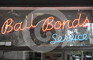 Bail bond sign