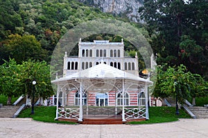 Baile Herculane fanfare gazebo photo