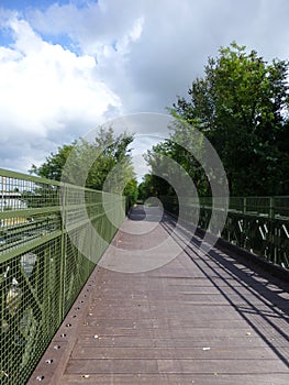 Bailey bridge for cycling track