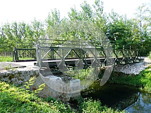 Bailey bridge for cycling truck